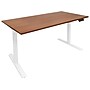 Mount-It! 55"W Electric Adjustable Standing Desk, Brown/White (MI-18062)~#|#~sp161382646_sc7