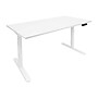 Mount-It! 55"W Electric Adjustable Standing Desk, White (MI-18061)~#|#~sp161382652_sc7
