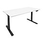 Mount-It! 55"W Electric Adjustable Standing Desk, White/Black (MI-18064)~#|#~sp161382657_sc7