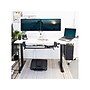 Mount-It! 55"W Electric Adjustable Standing Desk, White/Black (MI-18064)~#|#~sp161382662_sc7