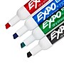 Expo Tank Dry Erase Marker, Chisel Tip, Assorted, 4/Pack (80174)~#|#~sp161387737_sc7