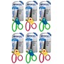 Westcott 5" Kids Stainless Steel Scissors, Blunt Tip, Assorted Colors, 6/Pack (ACM14596-6)~#|#~sp161388051_sc7