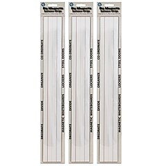 Pacon Sentence Strips, 30 Reusable Wipe-Off Strips, 3" X 24", 3 Assorted Colours, Learn Maths, Spelling & Grammar, Ideal For Schools And Home