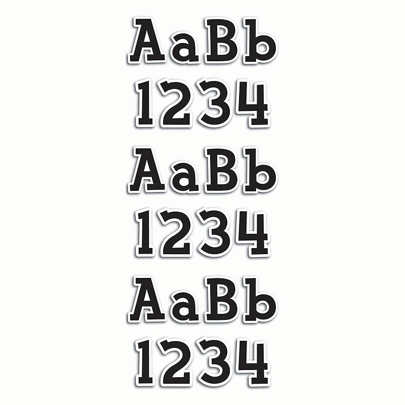 Creative Teaching Press Fancy 4" Designer Letters, Black, 210/Pack, 3 Packs (CTP1894-3) image 1
