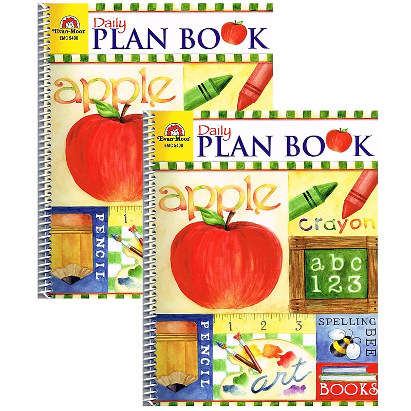 Evan-Moor Educational Publishers School Days Daily Plan Book, 98 Pages, Pack of 2 (EMC5400-2) image 1