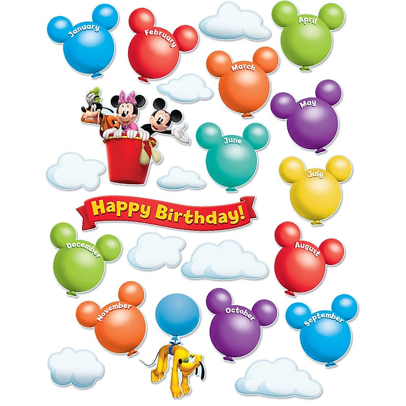 Eureka® Mickey Mouse Clubhouse® Birthday Bulletin Board Set (EU-847625) image 1