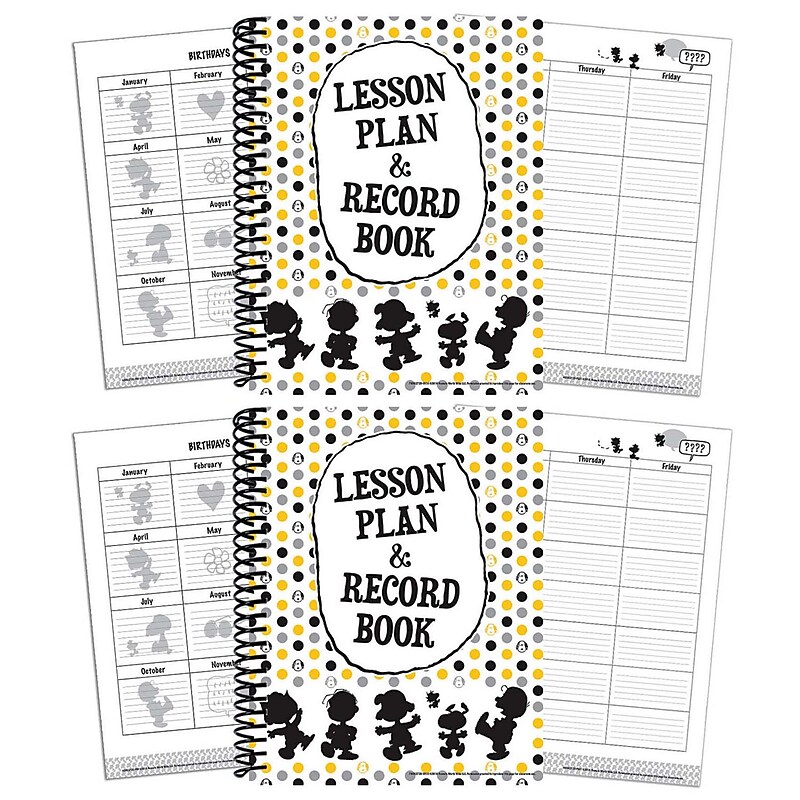 Eureka Peanuts Touch of Class Lesson Plan & Record Book, Pack of 2 (EU-866272-2) image 1
