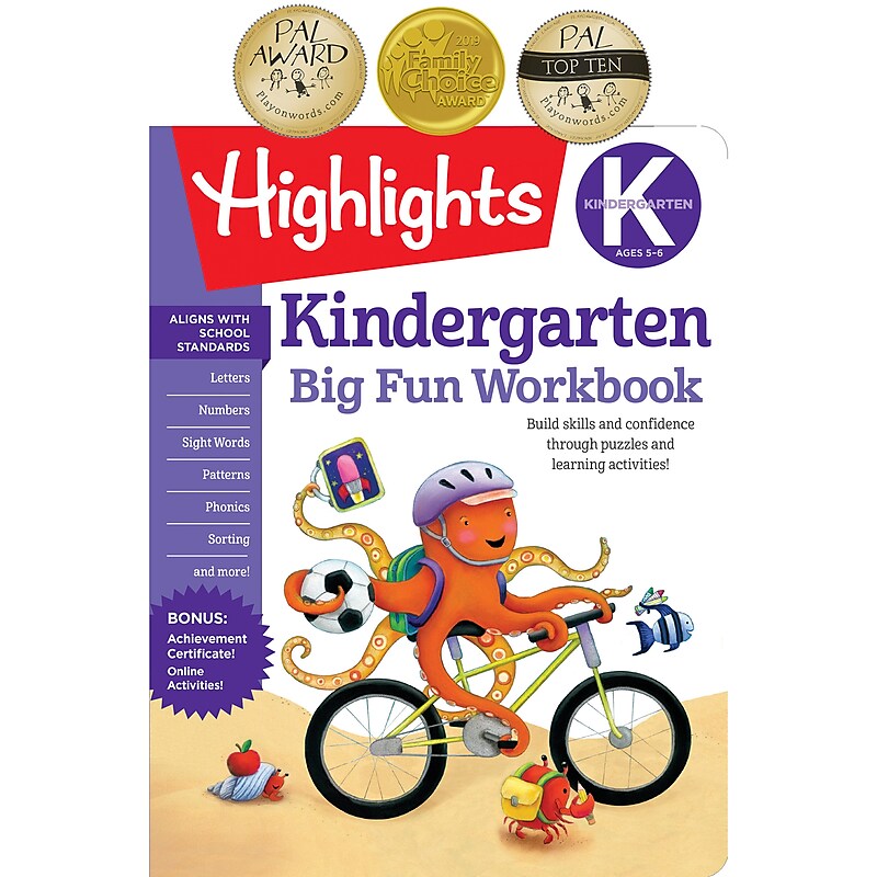 Highlights Big Fun Workbooks, Kindergarten image 1