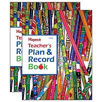 Hayes Publishing Teacher's Plan and Record Book, 144 Pages, Pack of 2 (H-TDP408-2)
