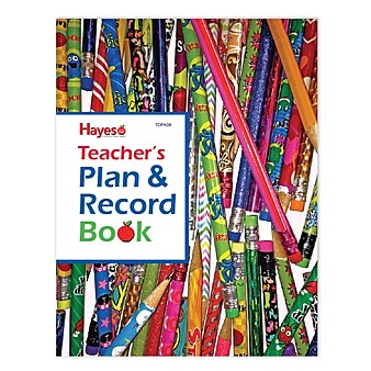 Hayes Publishing Teacher's Plan and Record Book, 144 Pages, Pack of 2 (H-TDP408-2)