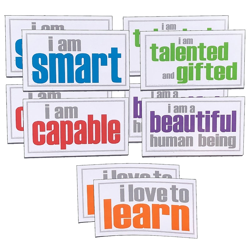 Inspired Minds Self-Esteem Magnets, 5 Per Pack, 2 Packs (ISM52351M-2) image 1