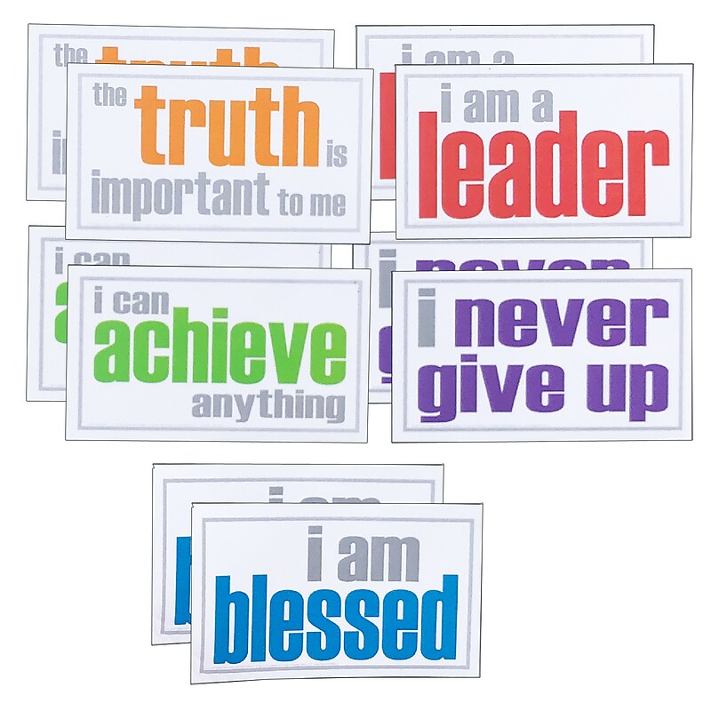 Inspired Minds Encouragement Magnets, 5 Per Pack, 2 Packs (ISM52353M-2) image 1
