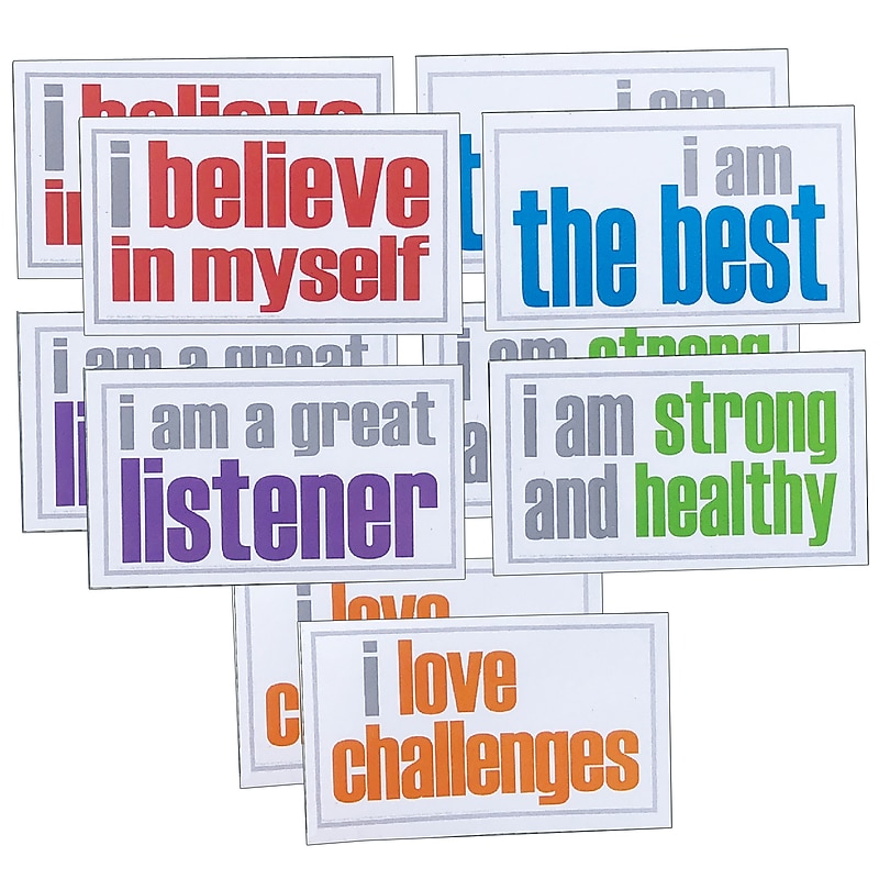 Inspired Minds Positivity Magnets, 5 Per Pack, 2 Packs (ISM52355M-2) image 1