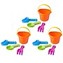 Miniland Educational Corporation Baby Sand Set, Assorted Colors, 4/Set, 3 Sets/Bundle (MLE45200-3)~#|#~sp161459602_sc7