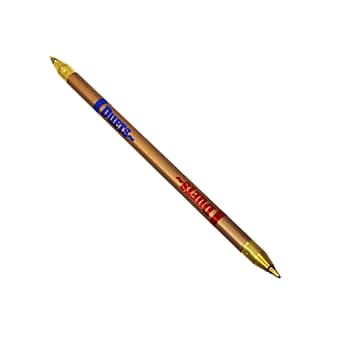 Musgrave Pencil Ballpoint Pen, Twin Tip Point, Red and Blue Ink, Pack of 24 (MUSDBUR-24)