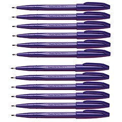 Pentel Sign Pen, Violet Ink, Pack of 12 (PENS520V-12) | Staples