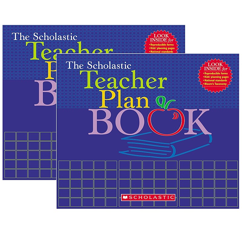 Scholastic Teaching Solutions Teacher Plan Book (Updated), Pack of 2 (SC-0439710561-2) image 1
