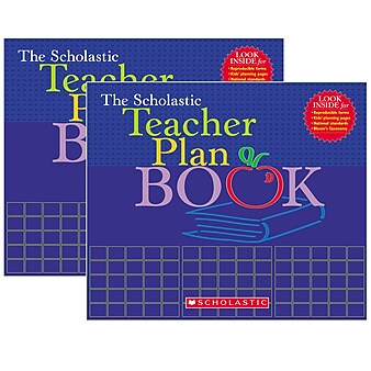 Scholastic Teaching Solutions Teacher Plan Book (Updated), Pack of 2 (SC-0439710561-2)