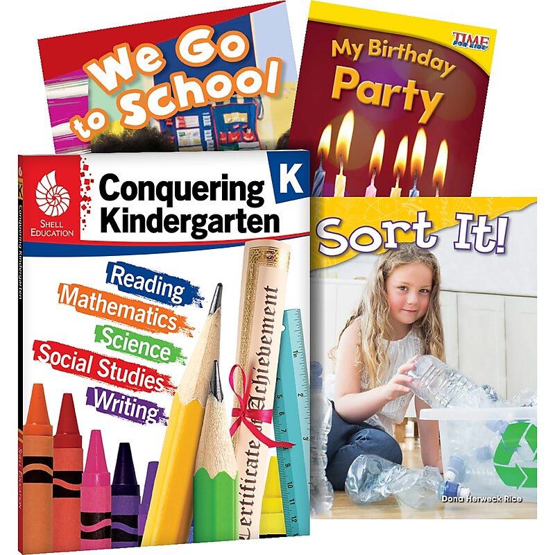 Shell Education Conquering Kindergarten, 4-Book Set image 1
