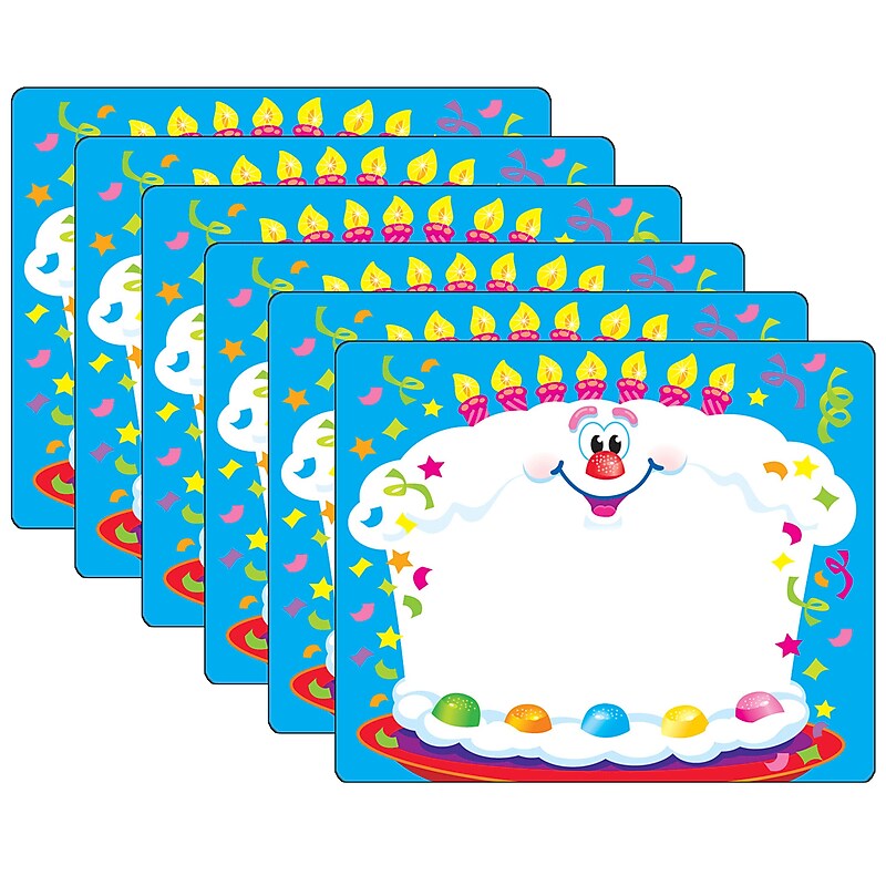 TREND Happy Birthday Terrific Labels, 2.5" x 3", 36 Per Pack, 6 Packs (T-68031-6) image 1