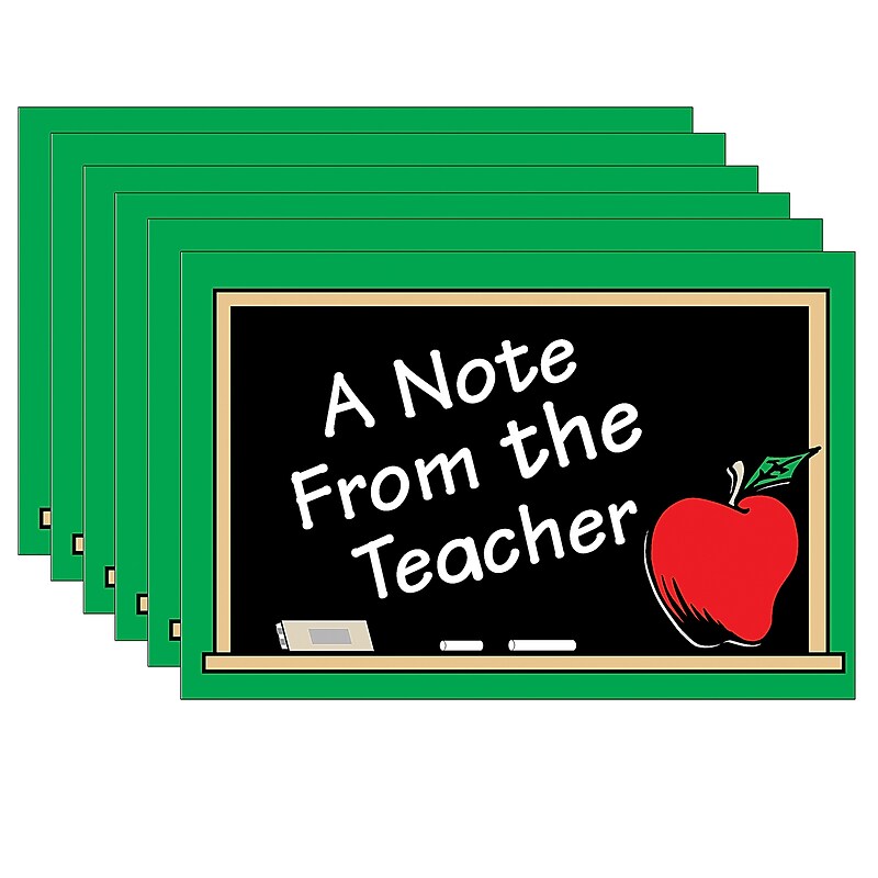 Teacher Created Resources A Note from the Teacher Postcards, 30 Per Pack, 6 Packs (TCR1202-6) image 1