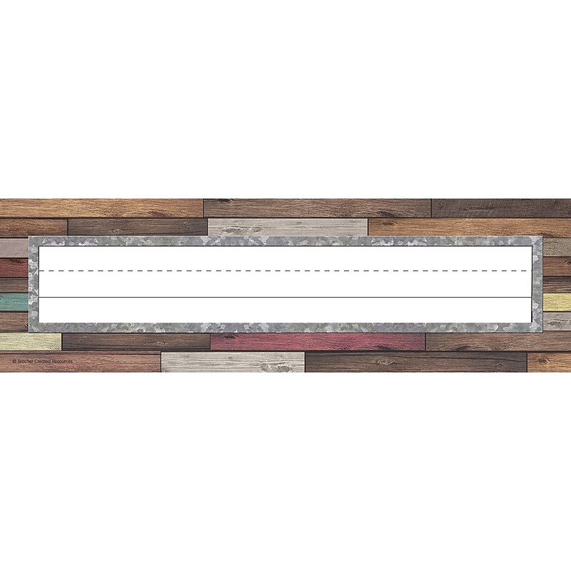 Teacher Created Resources® Home Sweet Classroom Nameplates, 3.5" x 11.5", 36 Per Pack, 6 Packs (TCR8828-6) image 1