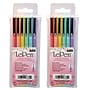 Marvy Uchida LePen Felt Pen, Micro Fine Point, 0.3mm, Assorted Pastel Inks, 6/Pack, 2 Packs (UCH43006P-2)~#|#~sp161461909_sc7
