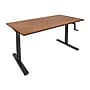 Mount-It! 55"W Manual Adjustable Standing Desk, Brown/Black (MI-18071)~#|#~sp161464413_sc7