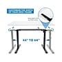 Mount-It! 48"W Manual Adjustable Standing Desk, White/Black (MI-18069)~#|#~sp161464436_sc7