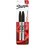 Sharpie Permanent Marker, Fine Tip, Black Ink, 2/Pack (30162)~#|#~sp161466810_sc7