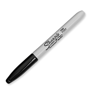 Sharpie Permanent Marker, Fine Tip, Black, 12/Pack (30001)~#|#~sp161466825_sc7