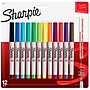 Sharpie Permanent Marker, Ultra Fine Tip, Assorted, 12/Pack (37175PP)~#|#~sp161466883_sc7