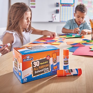 Elmer's All Purpose School Glue Sticks, 0.24 oz., 30/Pack (E556)