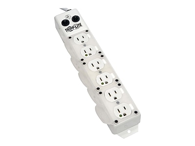 Tripp Lite Safe IT 6 Outlet Power Strip, 15′, White (PS-615-HG-OEMRA) Simolary simolary.com