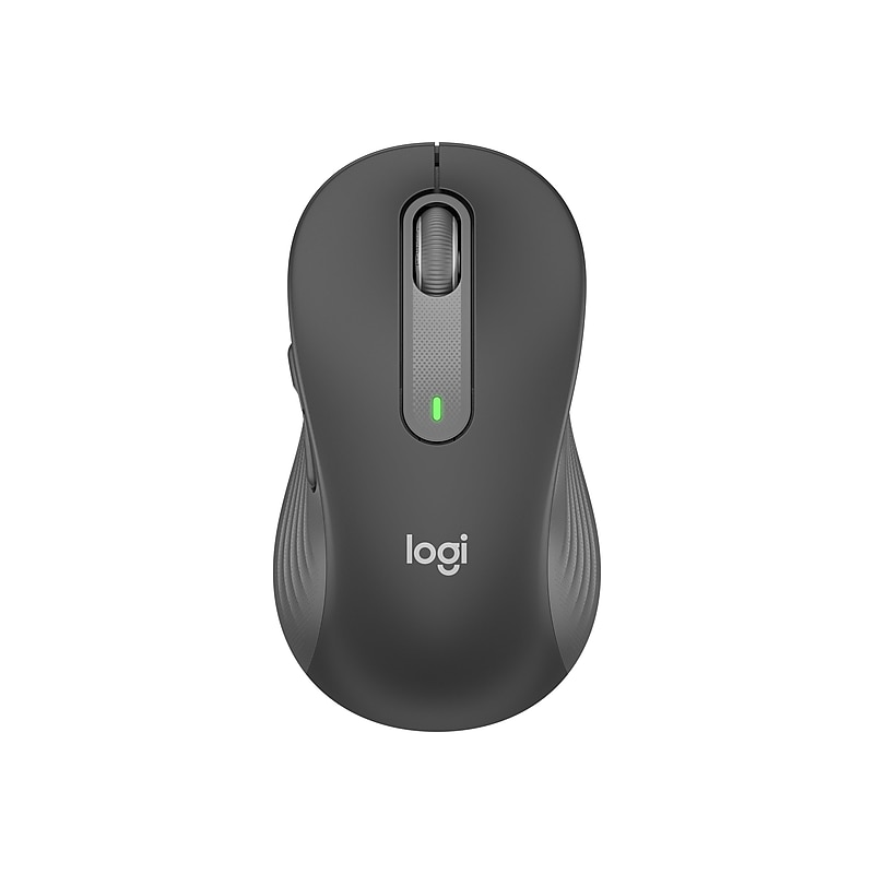 Logitech Signature M650 L for Business Wireless Ergonomic Optical USB Mouse, Graphite (910-006346) image 1