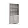 Bush Business Furniture Studio A 73"H 5-Shelf Bookcase with Adjustable Shelves, Platinum Gray Laminated Wood (STA010PG)~#|#~sp161613262_sc7