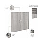 Bush Business Furniture Studio A 73"H 5-Shelf Bookcase with Adjustable Shelves, Platinum Gray Laminated Wood (STA010PG)~#|#~sp161613265_sc7
