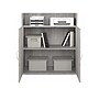 Bush Business Furniture Studio A 73"H 5-Shelf Bookcase with Adjustable Shelves, Platinum Gray Laminated Wood (STA010PG)~#|#~sp161613268_sc7