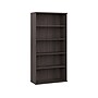 Bush Business Furniture Studio A 73"H 5-Shelf Bookcase with Adjustable Shelves, Storm Gray Laminated Wood (SDB7236SG-Z)~#|#~sp161613383_sc7
