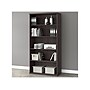 Bush Business Furniture Studio A 73"H 5-Shelf Bookcase with Adjustable Shelves, Storm Gray Laminated Wood (SDB7236SG-Z)~#|#~sp161613384_sc7
