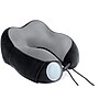 Cloudz Polyester Travel Pillow with Mask and Earplugs, Black (PIL-966242)~#|#~sp161757531_sc7