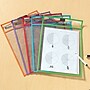 Learning Resources Write and Wipe Pockets Childhood Education Materials, Assorted Colors, 5 Pack  (LER0477)~#|#~sp161761149_sc7