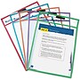 Learning Resources Write and Wipe Pockets Childhood Education Materials, Assorted Colors, 5 Pack  (LER0477)~#|#~sp161761150_sc7