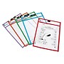 Learning Resources Write and Wipe Pockets Childhood Education Materials, Assorted Colors, 5 Pack  (LER0477)~#|#~sp161761151_sc7