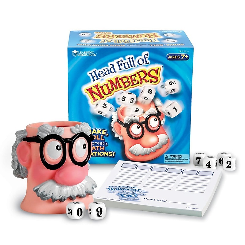 Learning Resources Head Full Of Numbers, 13 Piece Set (LER8898) image 1