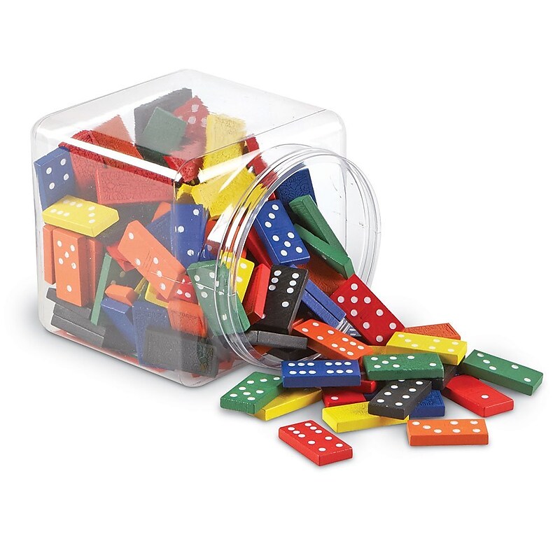 Learning Resources Double-six Dominoes In Bucket (LER0287) image 1