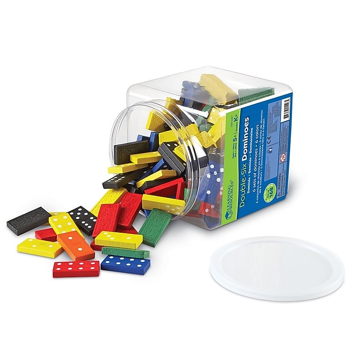 【リランラン】メモリセット①②③ Learning Resources Double-six Dominoes In Bucket (LER0287) | Staples