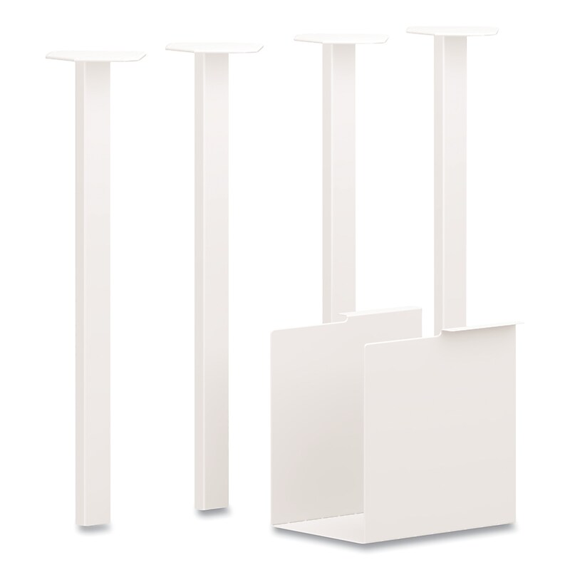 HON® Coze Table Legs, 5.75 x 28, Designer White, 4/Pack image 1