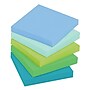Post-it Recycled Super Sticky Notes, 3" x 3", Oasis Collection, 90 Sheet/Pad, 12 Pads/Pack (65412SST)~#|#~sp161998292_sc7