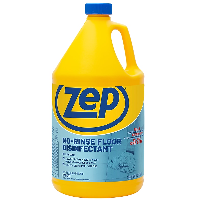 Zep No-Rinse Floor Disinfectant, 1 Gal. (ZUNRS128) image 1